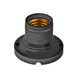 10pcs LED Light Lamp Holder Energy-saving E27 Flat LED Lamp Socket Light Holders Lighting Accessories 60W 90-240V for Home Hotel