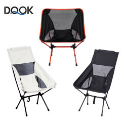 Detachable Portable Folding Moon Chair Outdoor Camping Chairs Beach Fishing Chair Ultralight Travel Hiking Picnic Seat Tools