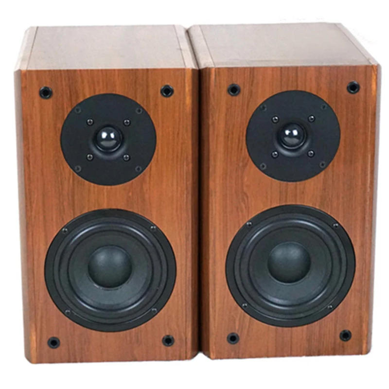 Description Picture 2 of item5.5 Inch 200W 4ohm Bookshelf Speaker Two-Way HiFi Passive Speaker Fever Wooden Speaker Surround Home Theater Speaker Sound Box