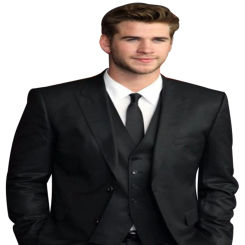 3 Pieces Black Suit for Men Slim Fit Wedding Groom Tuxedos Groomsmen Suits Male Fashion Smoking Costume Homme Blazer Vest  Pants