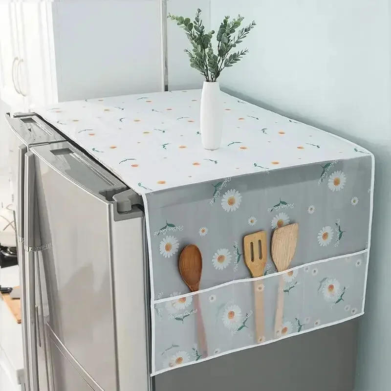 Description Picture 6 of itemRefrigerator Dust Cover Storage Hanging Bag Single-door Double-door Dust-proof Cover Cloth Storage Bag Cover Towel Household