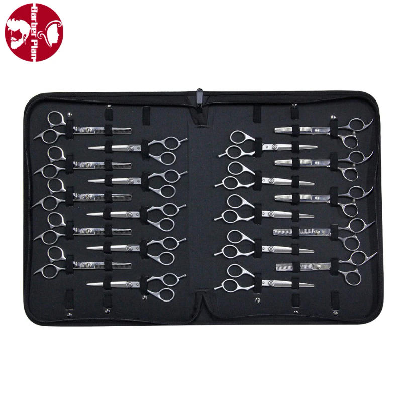 Description Picture 2 of itemDurable PU Leather Salon Hair Styling Cutting Scissors Shears Case Pouch Hair Scissors Holder Organizer Hair Combs Clips Storage