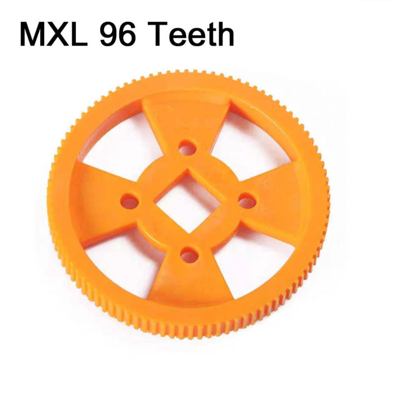 Description Picture 6 of item5Pcs Plastic Gear 64/96Teeth MXL Gear 90/130Teeth Single Layer Gear 6x6/6x8mm Worm Gear Motor Pinion DIY Toy RC Car Parts