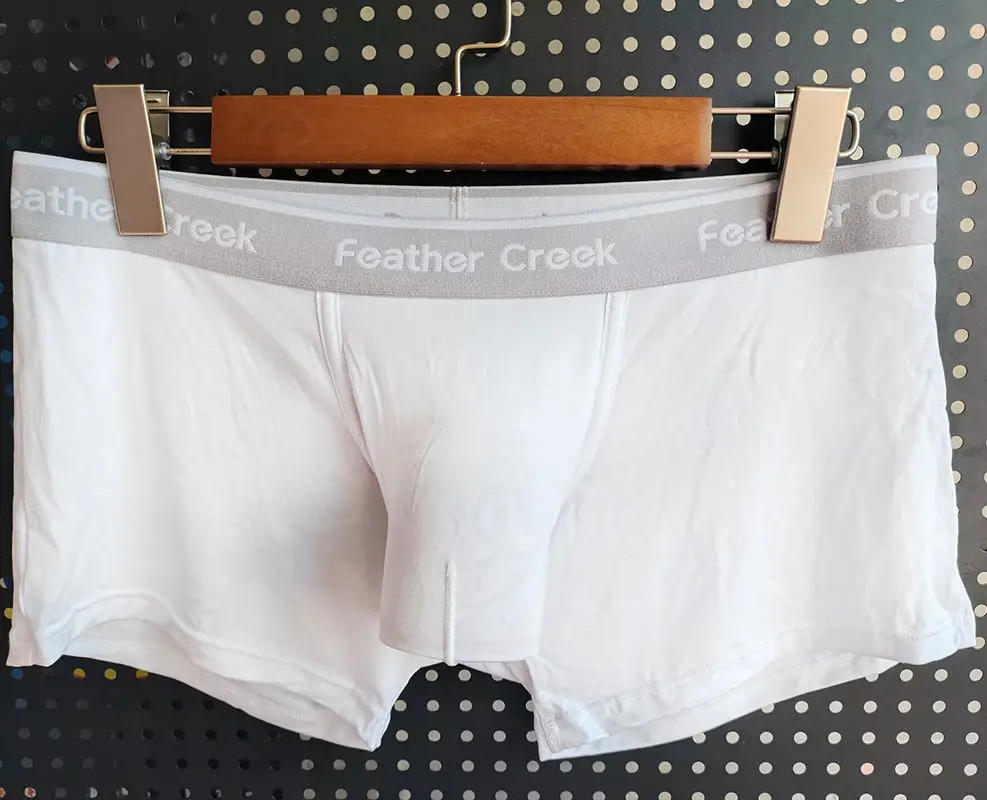 Description Picture 6 of itemMan Bulge Pouch Underwears Super Big U-Concex Boxers Elastic Modal Crotch Pockets Lingerie Low Waist Briefs Enhancing Underpants