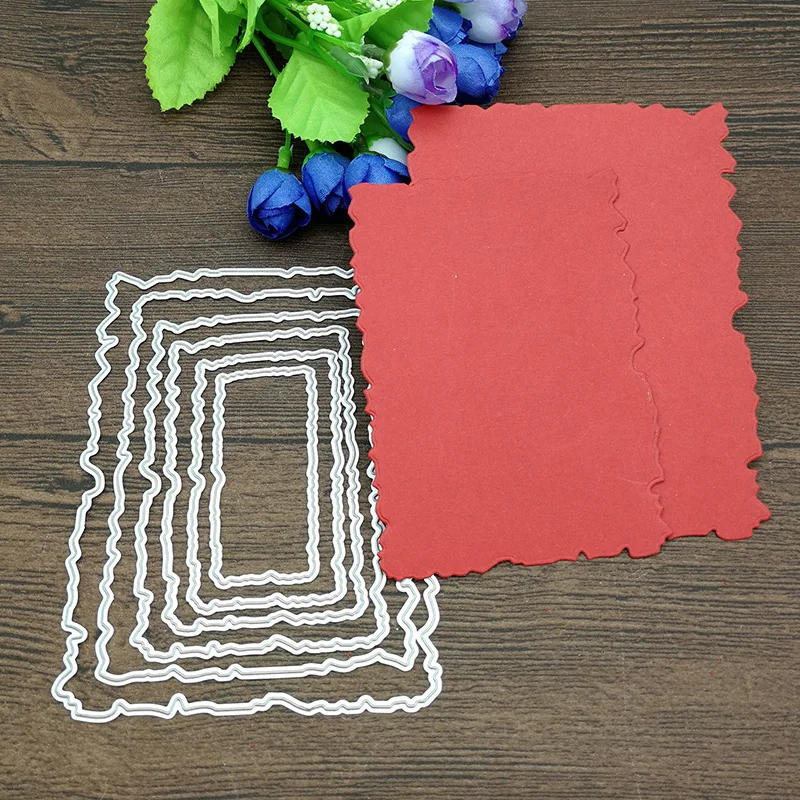 Description Picture 4 of item6pcs/Set Antique Frames Metal Cutting Dies Stencils for DIY Scrapbooking Album Embossing Paper Cards Decorative Crafts