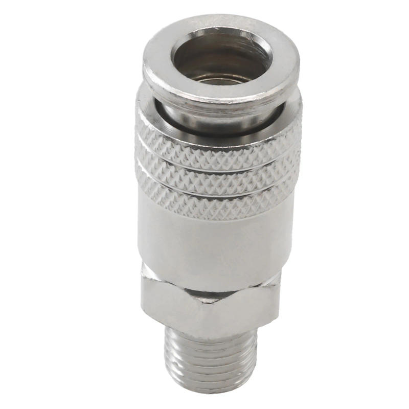 Description Picture 2 of itemThread Female Head Pneumatic Connector Quick Coupling Connector Fitting For Air Compressor Male Thread Pneumatic Air Tools