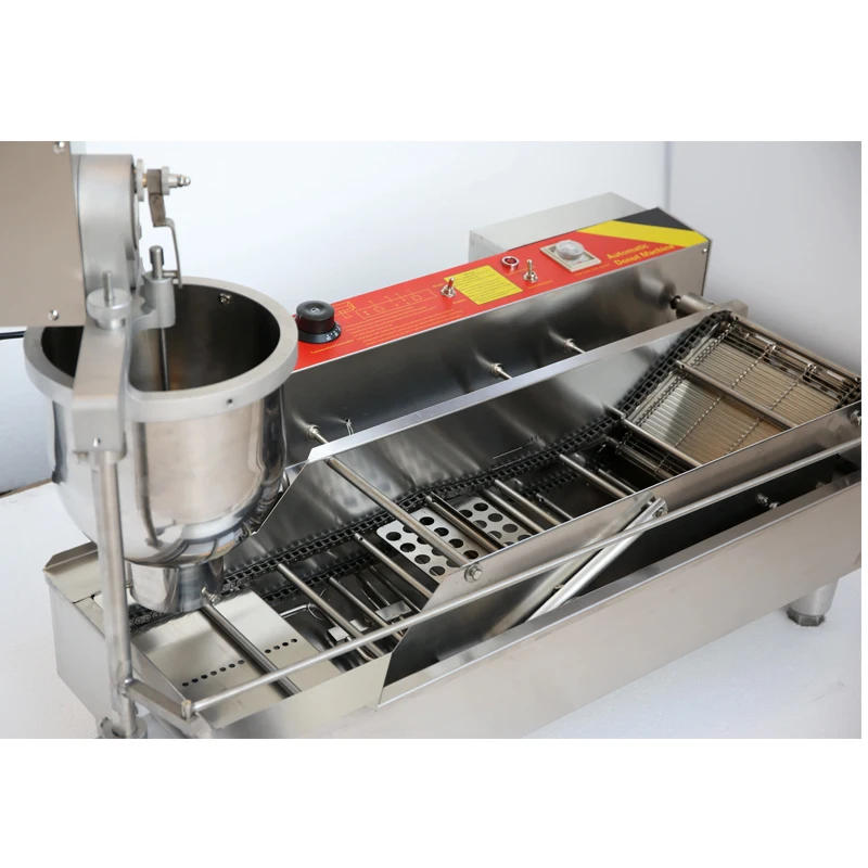 Description Picture 4 of itemCommercial High-Volume Double-Row Donut Maker | Industrial Chain Conveyor | 3 Molds for Versatile Donut Rings
