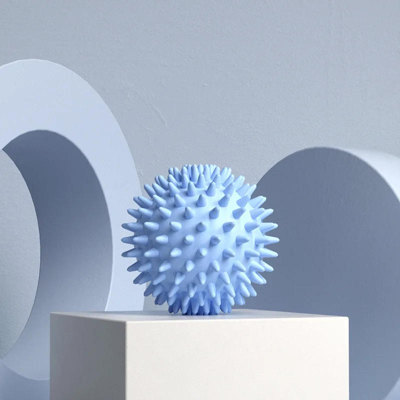 Description Picture 6 of item6cm PVC Spiky Massage Ball Sport Fitness Foot Pain Relief Plantar Fasciitis Yoga Fascia Massage Ball Neck Muscle Relaxation Ball