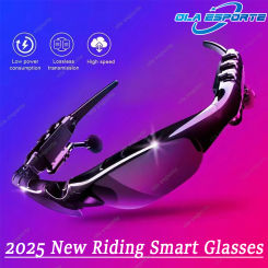 Smart glasees Stereo Earphones Wireless Headset with Mic Glasses Sunglasses for Driving Cycling Sports Noise Reduction Headphone