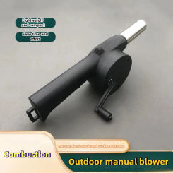 Mini Hand Cranked Air Blower for BBQ Grill Outdoor Camping Fire Starter Tool Picnic Accessories Portable Bellows Portable mini
