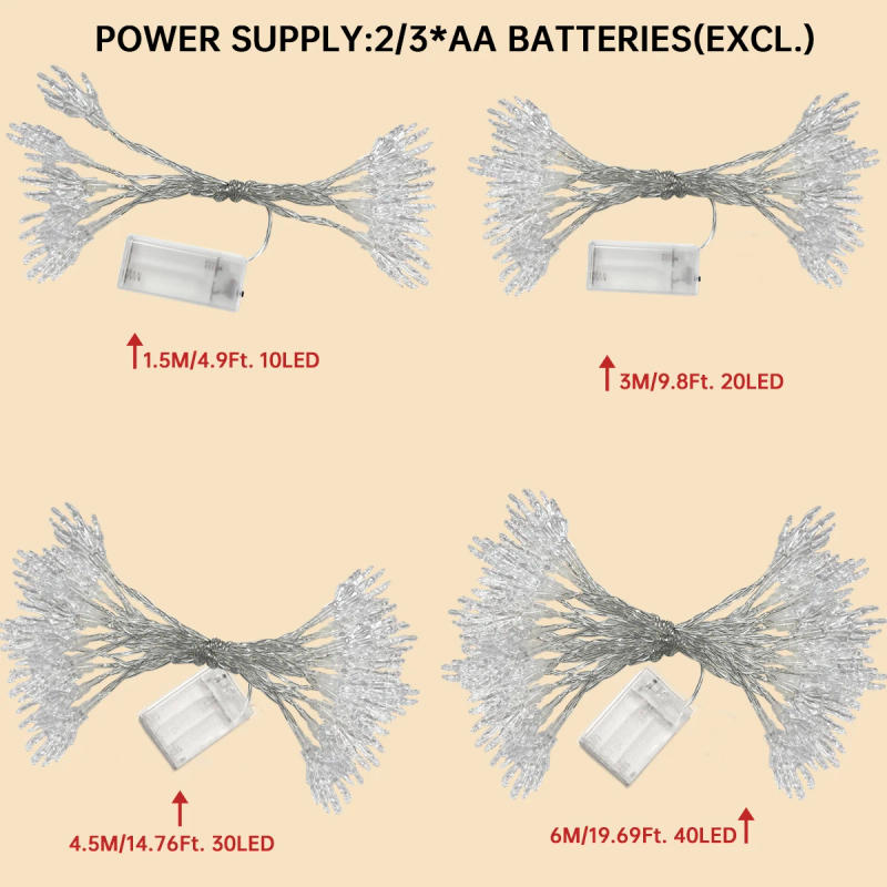 Description Picture 3 of item1pc LED Ghost Claw Decoration String Lights Horror Atmosphere Halloween Lamp Battery Operated Suitable For Haunted Patry Decor