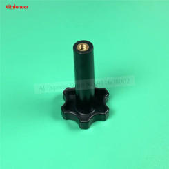 1 Piece Long Black Screw Nut Gear Shaped Knob Clamping Nut New Part Soft Serve Machines Ice-Cream Makers Replacement M8/M10