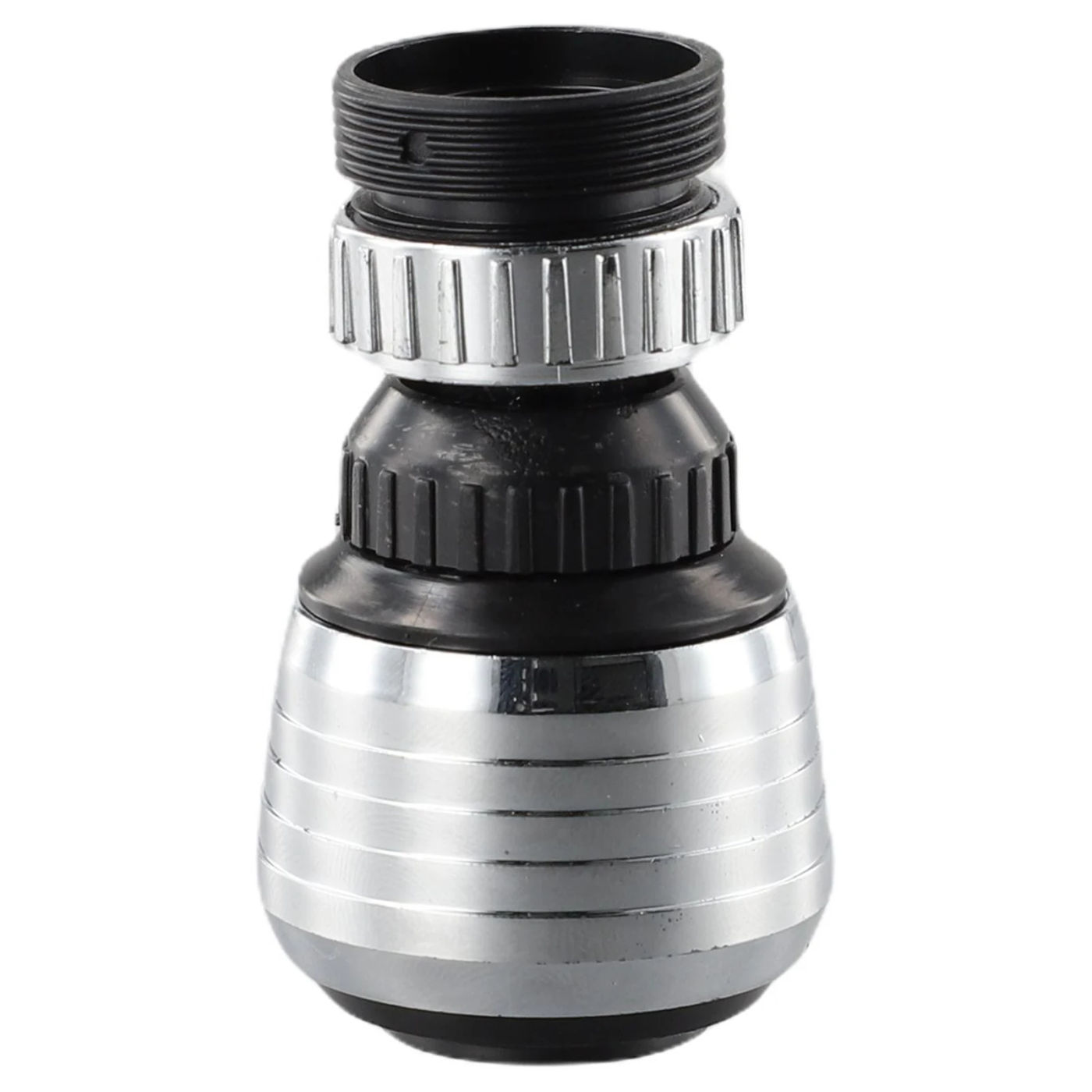 Description Picture 4 of item360 Rotate Swivel Kitchen Tap Aerator Faucet Nozzle Filter ABS Chrome 24mm Male Thread Faucet Replacement Bathroom Accessories