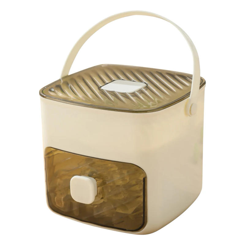 Description Picture 4 of itemPortable Ice Maker with Storage Drawer Ice Maker with Handle Compact Ice Maker Machine for Home Office Household & Outdoor Use