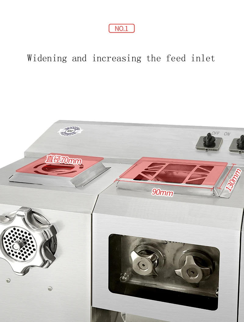 Description Picture 6 of itemBlade Electric Meat Slicer Cutting Machine Kitchen Chopper Vegetable Cutter for Beef Turkey Home Appliance Commercial