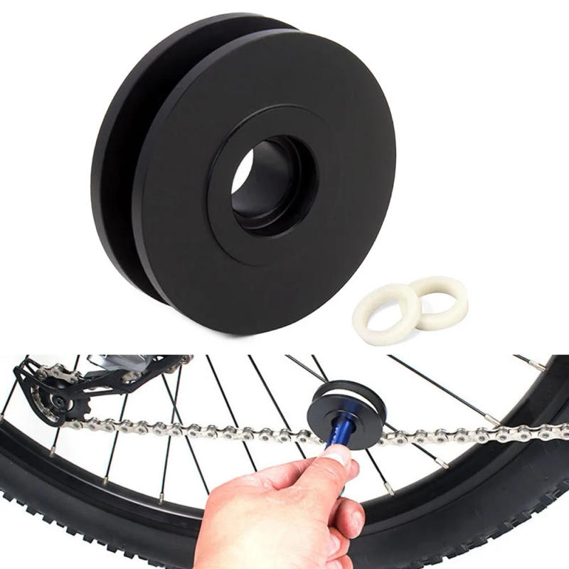 Description Picture 3 of item1pc Bike Chain Keeper Bicycle 12mm Thru Axle Chain Keeper For Mountain Road Bike Accessories Black Keeper