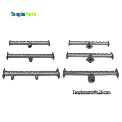 LPG NG Gas BBQ Burner Tube Stainless Steel Pipe 11-Row Burner Branch Pipe