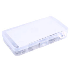 120PCS 304 Stainless Steel E Clip Washer Assortment Kits Circlip Retaining Ring For Shaft Fastener M1.5-M10