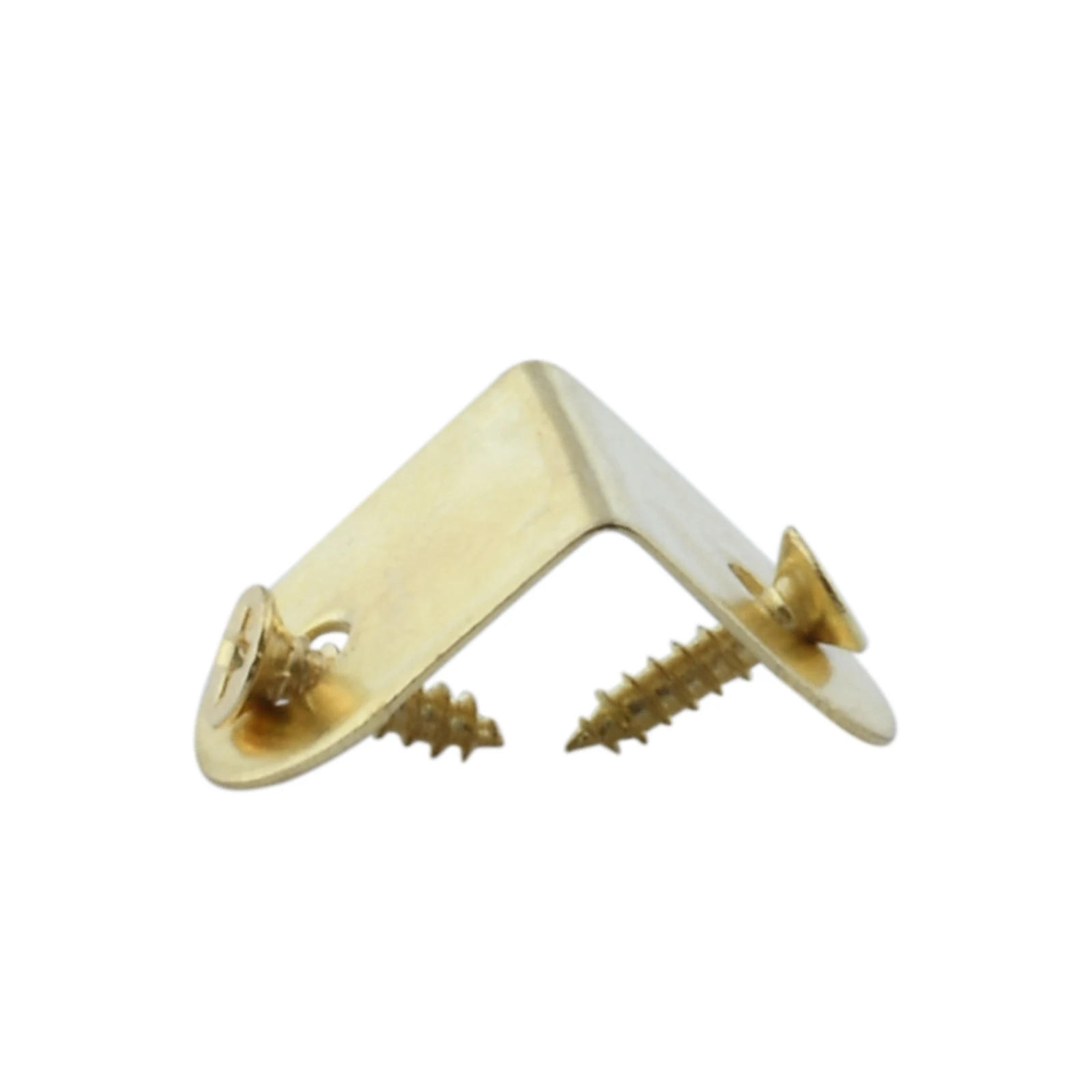 Description Picture 5 of item100Pcs Decorative Corner Protector Iron Edge Corner Bracket Braces Guard Cover with Screws for Book Photo Album Jewelry Wood Box