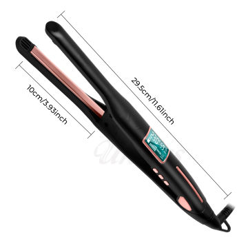 Professional 2 In 1 Curling Iron & Straightener Pencil Flat Iron Mini Hair Straightener for Beard and All Hairstyles Hair Tools