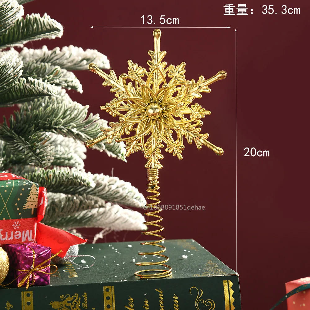 Description Picture 4 of itemChristmas Tree Toppers Star Ornaments for Christmas Home Party Decoration New Year Christmas Tree Decoration Navidad 2024
