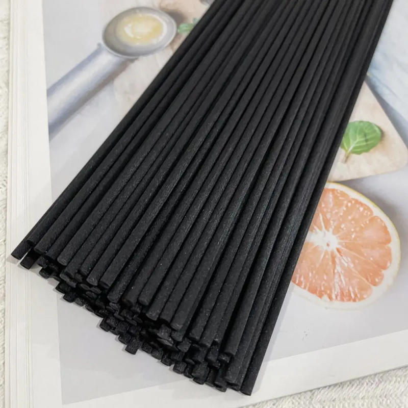 Description Picture 5 of item100PCS L19/22/24/25/30/40cm Black Fiber Rattan Sticks Essential oil Reed Diffuser Sticks 3mm for Home Decoration Air freshener