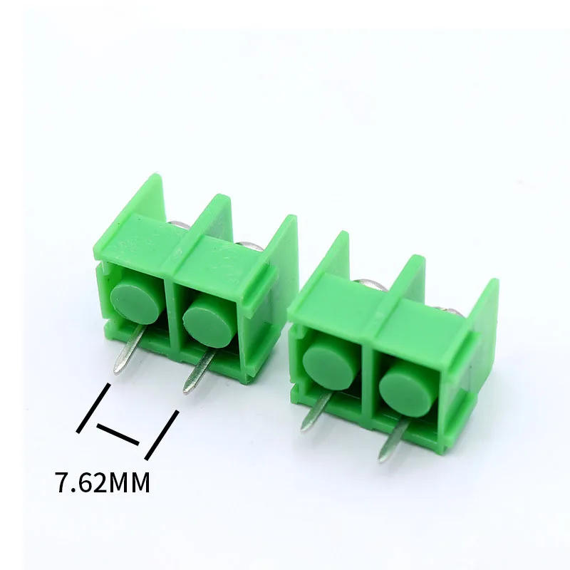 Description Picture 4 of item100PCS/lot 7.62 mm KF7.62 - 2P 3P 4P MG 762 - 2 3 4 Pin Can be spliced Screw Terminal Block Connector Black Green 7.62mm Pitch