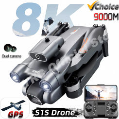 New 2024 S1S Mini Drone 8K Profesional HD Camera Obstacle Avoidance Aerial Photography Brushless Foldable Quadcopter Dron Toys