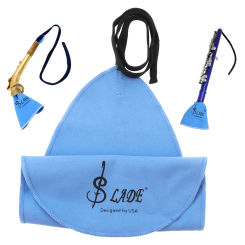 Artificial Faux Suede Inner Chamber Cleaning Cloth for Saxophone/Flute/Clarinet Wind Instrument Cleaning,Large Piece Clean Cloth