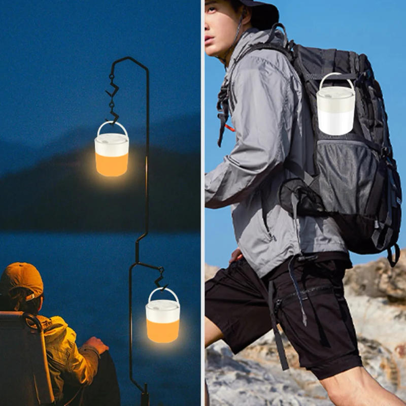 Description Picture 6 of itemLED Ultra Bright Tent Lantern USB Fast Charging Bedside Table Lamp Stepless Dimming Powerful Fishing Lamp for Outdoor Camping