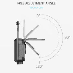 3-1PCS LED Working Light USB Rechargeable Mini Flashlight Portable Bright Keychain Pocket Clip Lantern for Hiking Camping
