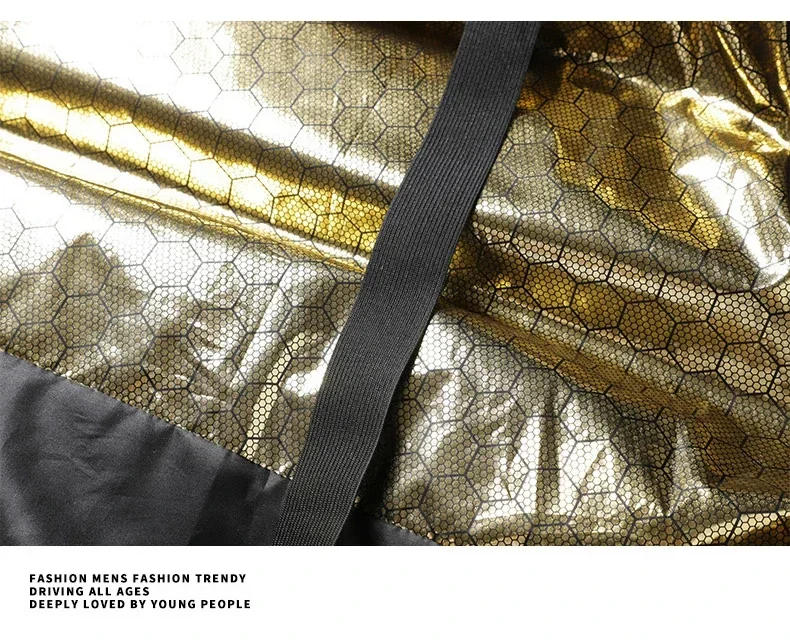 Description Picture 5 of itemMen Luxury Fashion Parka Coats New Winter Section Casual Thicken Cotton Parka Hooded Outwear Windproof Warm Jackets Hoodies