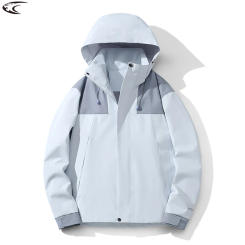 LNGXO Men Women Waterproof Jackets Hiking Climbing Camping Trekking Windbreaker Unisex Outdoor Windproof Rain Coat Antifouling