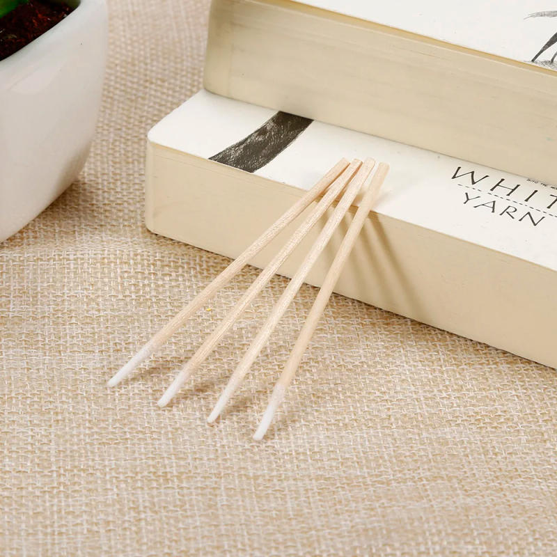 Description Picture 3 of itemCotton Swab Health Makeup Cosmetics Ear Clean Cotton Swab Pointed Head Cuticle Pushers Nail Art & Tools