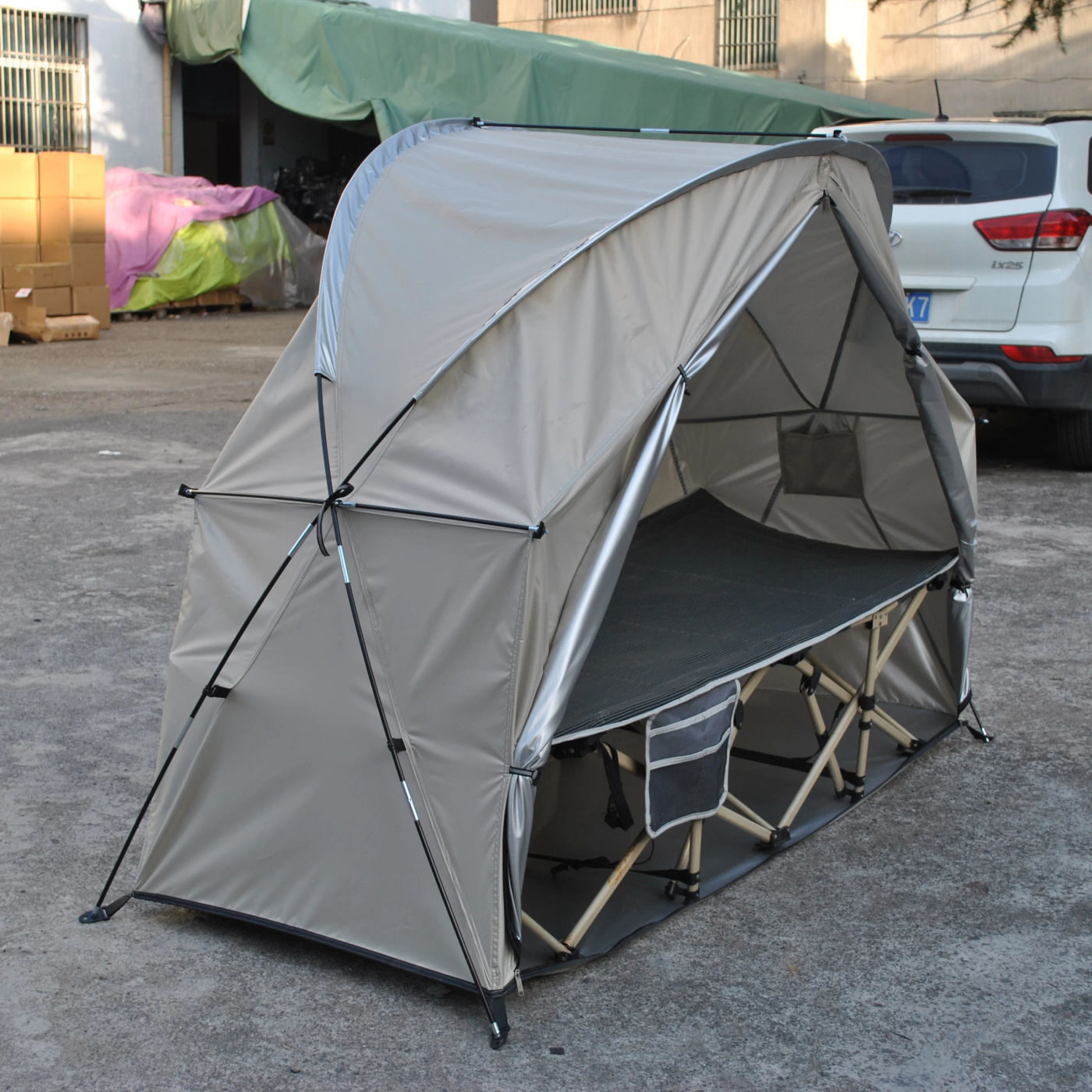 Description Picture 4 of itemDurable Cot Tent for Camping, Light Weight, Backpacking Tent, Solo, 4000mm Camping Cot Package Not Include