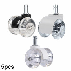 Heavy Duty Office Chair Wheels 5Pcs 360 Swivel Mute Computer Chair Wheel Chair Casters for Floor Protecting Furniture Office