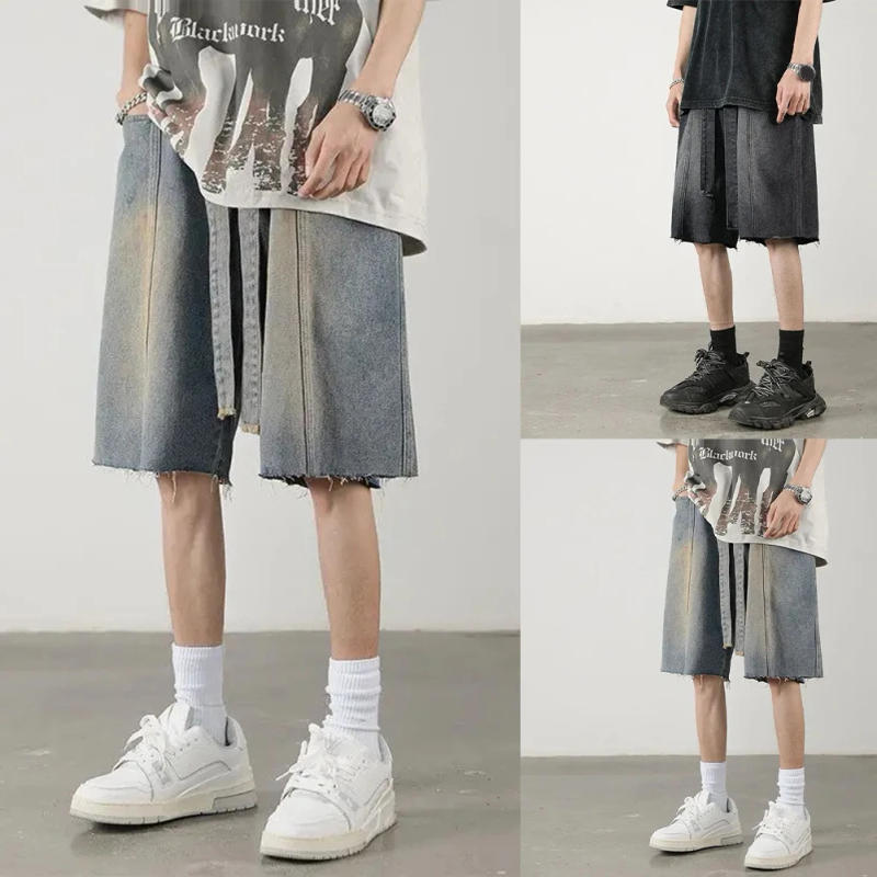 Description Picture 2 of itemAffordable Brand New Jeans Men Jeans Casual Fashion Jeans Korean Loose Polyester Slight Stretch Straight Versatile