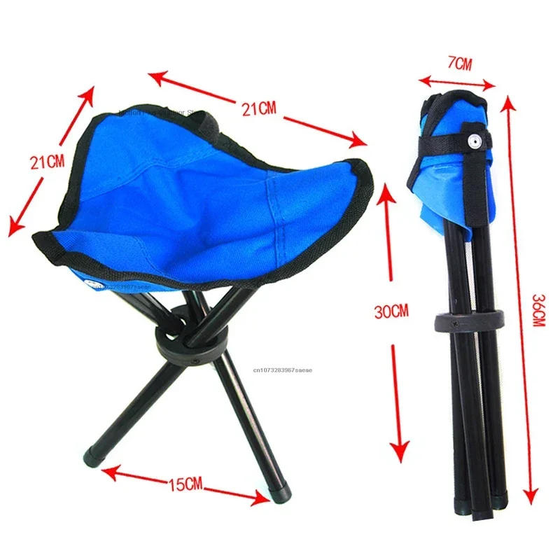 Description Picture 6 of itemOutdoor Leisure Portable Folding Chair Three-Legged Stool Camping Travel Picnic Outdoor Activities Fishing Accessories