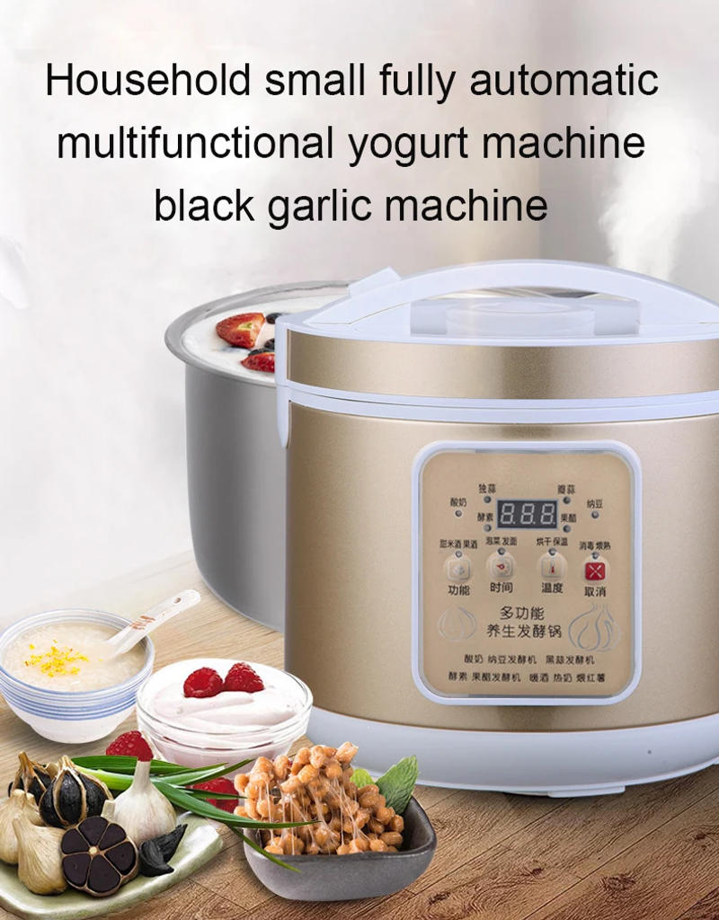 Description Picture 5 of itemBlack Garlic Fermenter Electric Smart Fruit Enzyme Garlics Fermentation Machine Automatic Zymolysis Pot Natto Yogurt Maker EU US