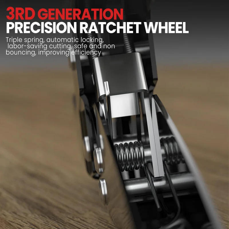 Description Picture 5 of itemAIRAJ Pipe Cutter 32-42MM Pipe Scissors SK5 Material Ratchet PVC/PU/PP/PE Hose Pipe Cutter Scissors Hand Tools Repair Tools