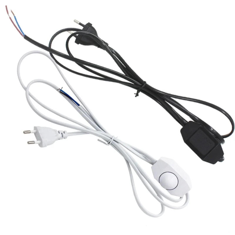 Description Picture 2 of item1.8m EU Plug Switching Power Cord Wire Extended Plug Line Cable with Switch for Table Light Lamp Floor Lamp Electricity Wire