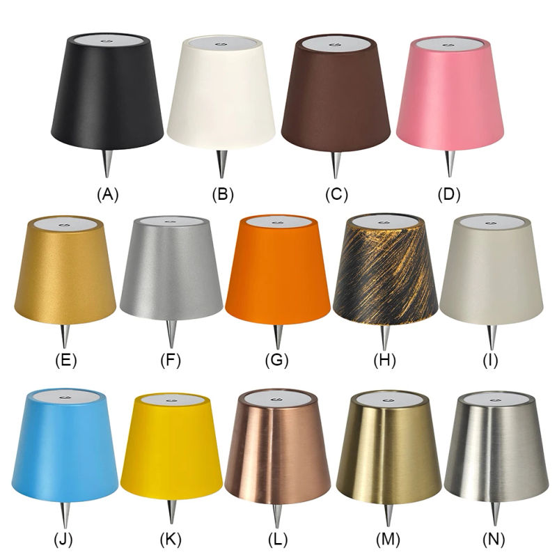 Description Picture 6 of itemCordless Dimmable Portable Desk Lamp USB Rechargeable 2000mAh Portable Table Light RGB Light Modes & 3 Color Cordless Table Lamp