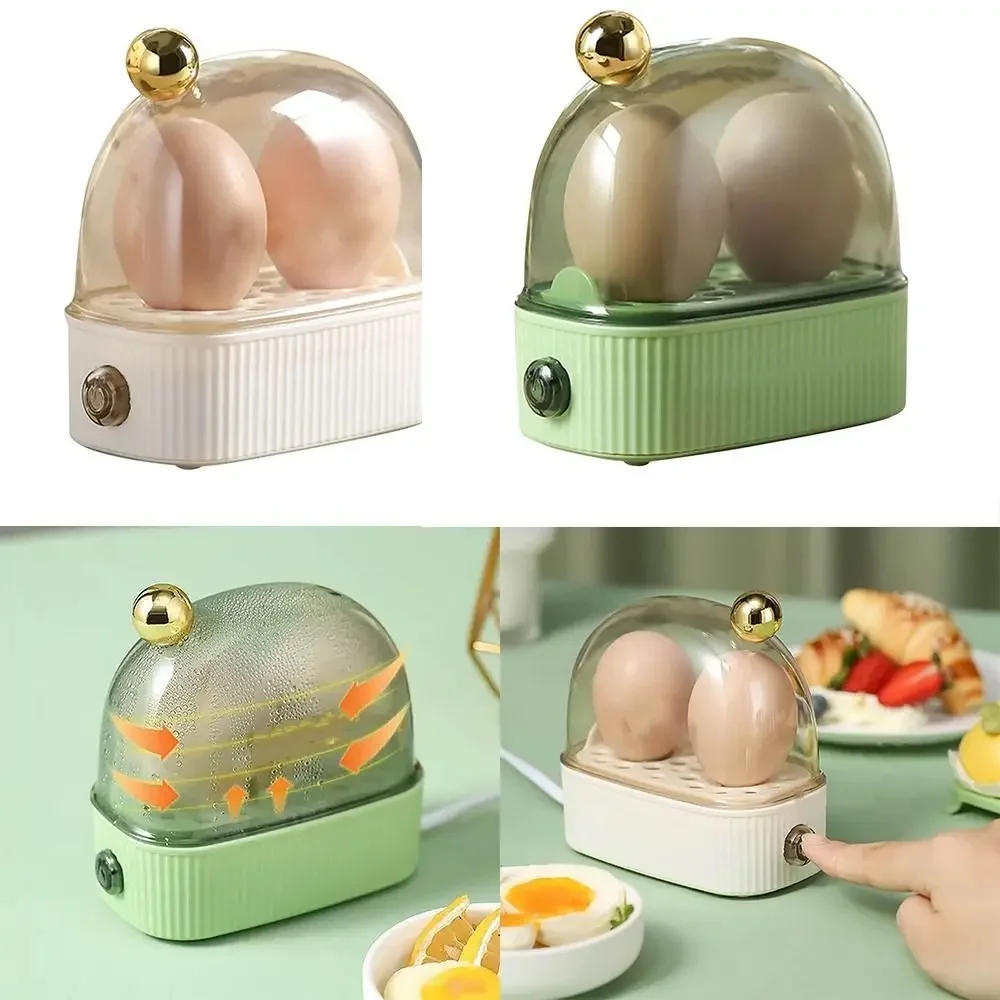 Description Picture 2 of item220V Electric Eggs Boiler plug us Gadgets Fast Heated Portable Egg Steamer for Office