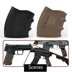 Tactical Holster Grip Rubber Glock19 Soft Sleeve Anti-slip Gun Pistol Glove Non-slip Protect Cover Airsoft Hunting Accessories
