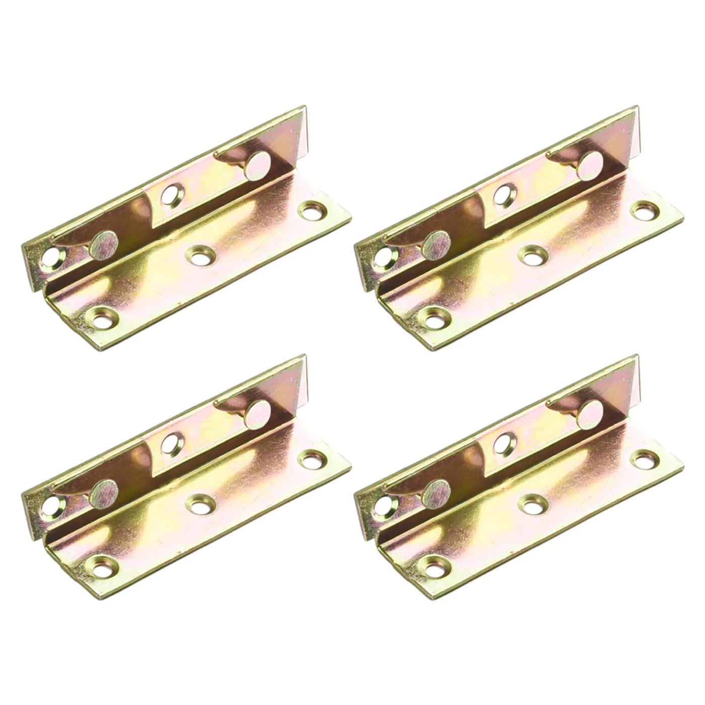 Description Picture 4 of itemBed Rail Hook Bed Rail Bracket Bed Bed Rail Bracket Fixing Connector Non-Mortise Snap Connectors Brass Connection Tone Furniture