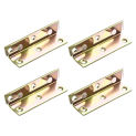 Bed Rail Hook Bed Rail Bracket Bed Bed Rail Bracket Fixing Connector Non-Mortise Snap Connectors Brass Connection Tone Furniture