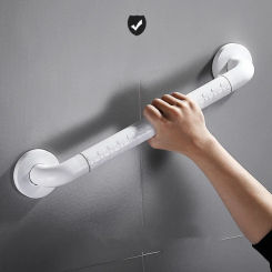 Bathroom Toilet Stainless Steel Non-slip Handrails ABS Bathroom Bathtub Grab Toilet Shower  Straight Safety Support Handle