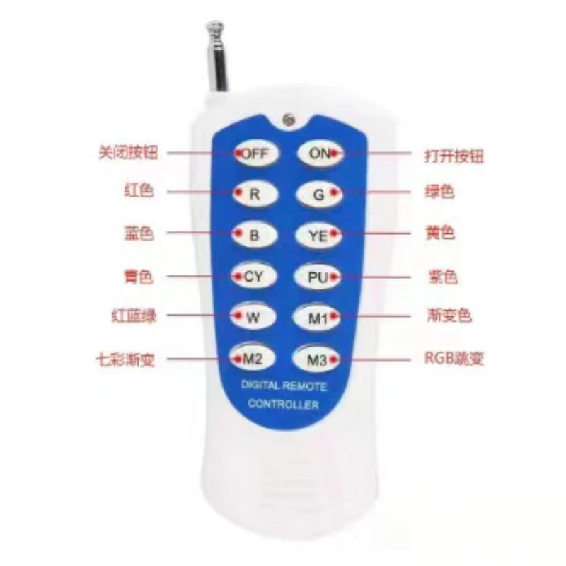 Description Picture 4 of item12V/24V RGB LED Underwater Light With Remote Control IP68 Waterproof Swimming Pool Garden Spotlight Fountain Pool Lighting Decor