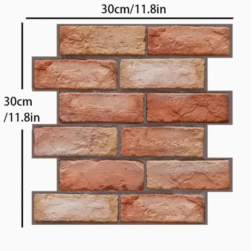 Description Picture 5 of itemTransform Your Home with 10 pcs Decorative 3D Wall Panels - Self-Adhesive, Waterproof & Moisture-Proof Wallpaper for Living Room