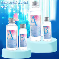 New Epoxy Resin Kit 3:1 Crystal Clear Hardener with Tools Easy Mix DIY Supplies for Art Casting Resin Jewelry Projects Epoxies